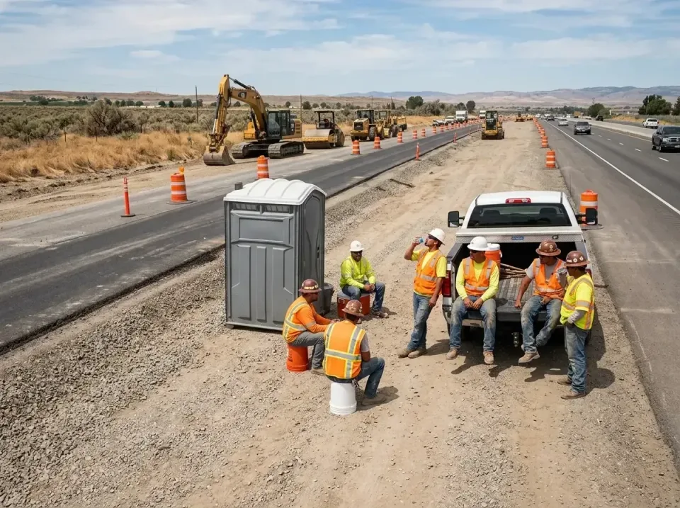 highway-road-construction-crew-007 — frequently asked questions, Porta Potty and Restroom Rentals in Pine Canyon, CA